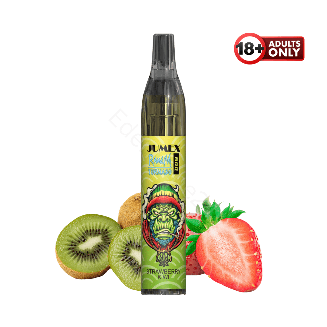 RandM Tornado 600 Fumot Vapes - Strawberry Kiwi - EdenVape24